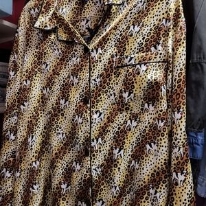 Leopard 🐆 Print Pajamas from Big 🐕 Dog "Fur and Attitude"